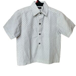 SHORT SLEEVE 4 BUTTON SHIRT